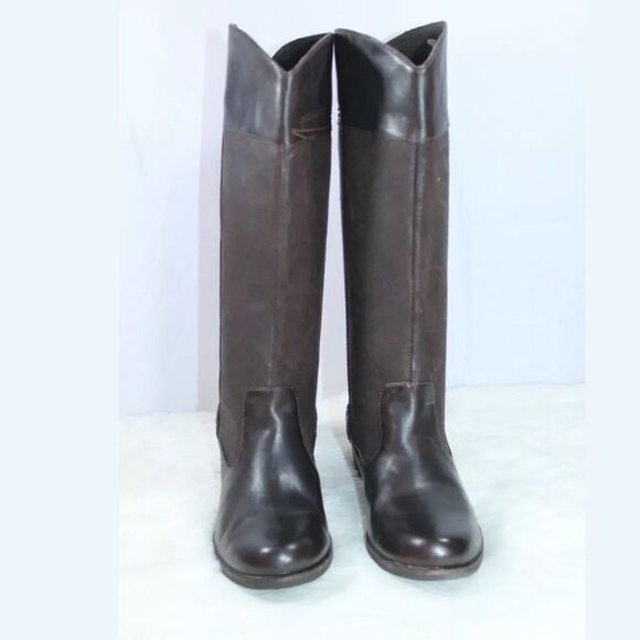 Ugg Australia Cassis Lodge Brown Leather Boots - Picture 3 of 7